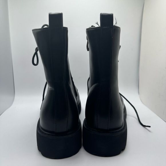 DUNES Women's Lace up Boot 8 BLACK - Picture 4 of 7